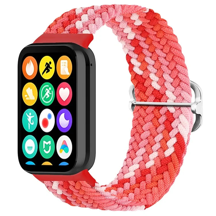 For Xiaomi Redmi Watch 4 Braided Band Adjustable Replacement Nylon Watch Strap