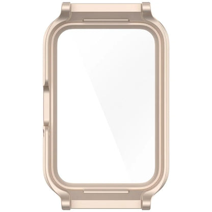 For Samsung Galaxy Fit3 Magnetic Watch Strap Frame Case Tempered Glass Screen Film