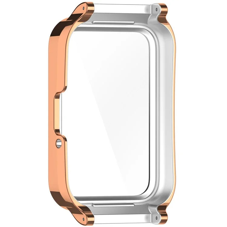 For Samsung Galaxy Fit3 Magnetic Watch Strap Frame Case Tempered Glass Screen Film