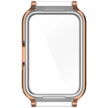 For Samsung Galaxy Fit3 Magnetic Watch Strap Frame Case Tempered Glass Screen Film