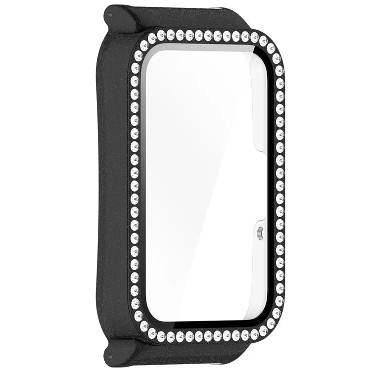 For Samsung Galaxy Fit3 Magnetic Watch Strap Frame Case Tempered Glass Screen Film