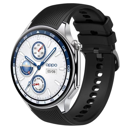 For Oppo Watch X Replacement Soft Silicone Strap Adjustable Watch Band