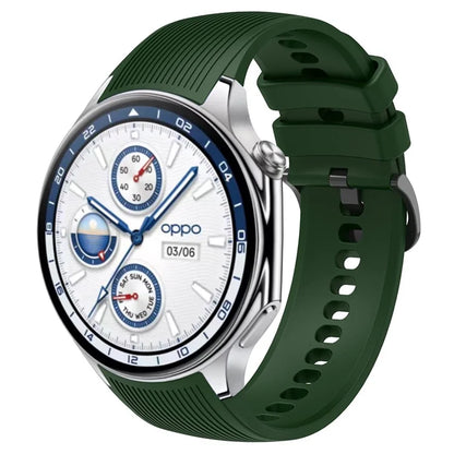 For Oppo Watch X Replacement Soft Silicone Strap Adjustable Watch Band