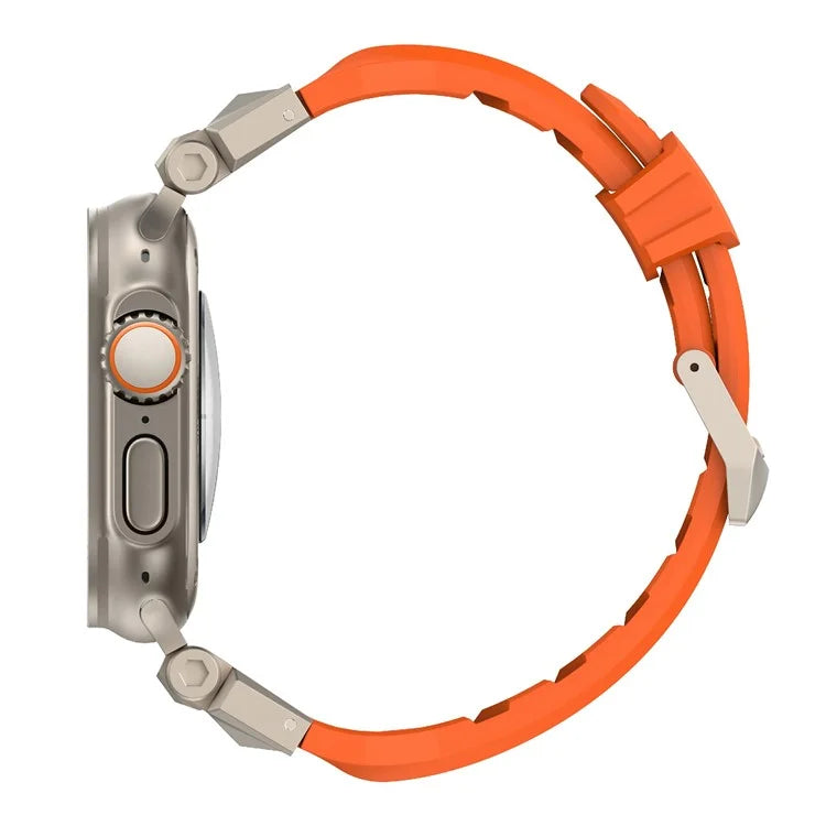 For Apple Watch Ultra 2 Ultra 49mm / Series 9 8 7 45mm / 6 5 4 SE (2022) SE (2023) SE 44mm / 3 2 1 42mm Watch Strap TPU Band