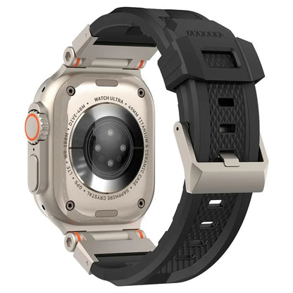 For Apple Watch Ultra 2 Ultra 49mm / Series 9 8 7 45mm / 6 5 4 SE (2022) SE (2023) SE 44mm / 3 2 1 42mm Watch Strap TPU Band