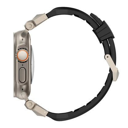 For Apple Watch Ultra 2 Ultra 49mm / Series 9 8 7 45mm / 6 5 4 SE (2022) SE (2023) SE 44mm / 3 2 1 42mm Watch Strap TPU Band