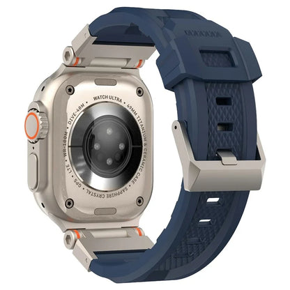For Apple Watch Ultra 2 Ultra 49mm / Series 9 8 7 45mm / 6 5 4 SE (2022) SE (2023) SE 44mm / 3 2 1 42mm Watch Strap TPU Band
