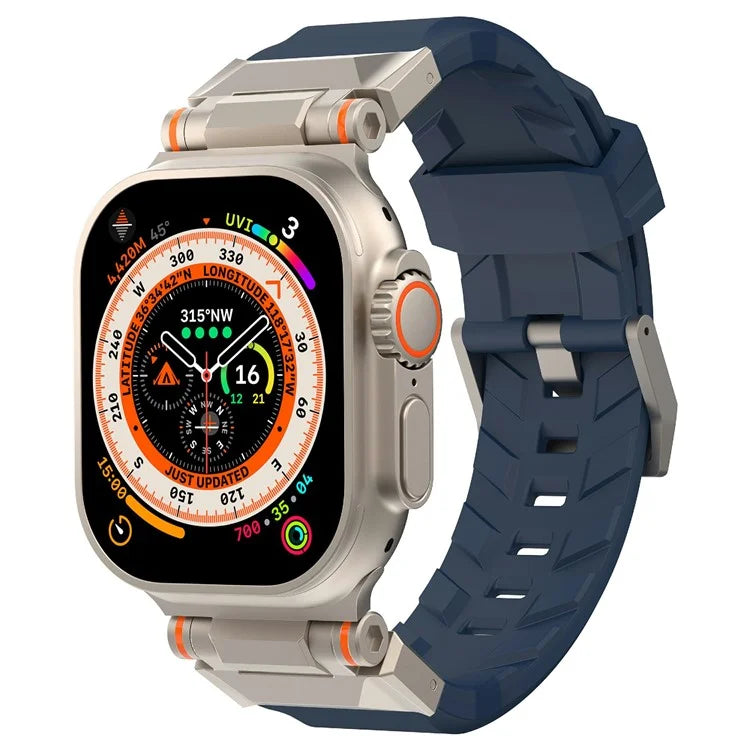 For Apple Watch Ultra 2 Ultra 49mm / Series 9 8 7 45mm / 6 5 4 SE (2022) SE (2023) SE 44mm / 3 2 1 42mm Watch Strap TPU Band