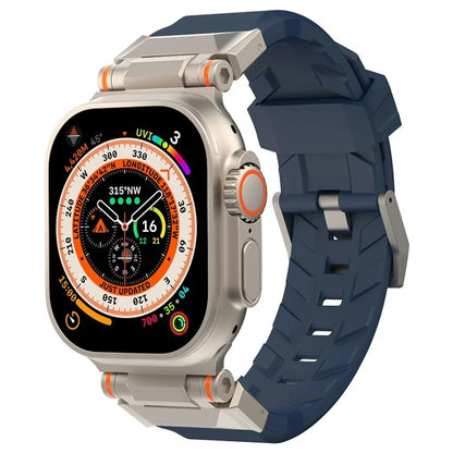 For Apple Watch Ultra 2 Ultra 49mm / Series 9 8 7 45mm / 6 5 4 SE (2022) SE (2023) SE 44mm / 3 2 1 42mm Watch Strap TPU Band