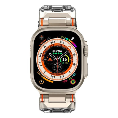 For Apple Watch Ultra 2 Ultra 49mm / Series 9 8 7 45mm / 6 5 4 SE (2022) SE (2023) SE 44mm / 3 2 1 42mm Watch Strap TPU Band