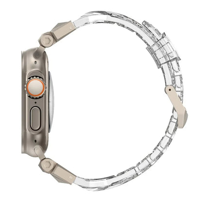 For Apple Watch Ultra 2 Ultra 49mm / Series 9 8 7 45mm / 6 5 4 SE (2022) SE (2023) SE 44mm / 3 2 1 42mm Watch Strap TPU Band