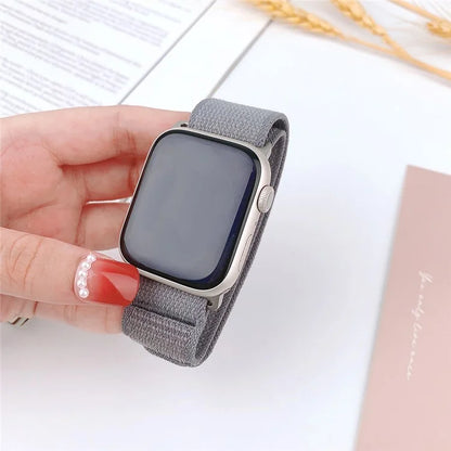 For Apple Watch Ultra 2 Ultra 49mm / 9 8 7 45mm / 6 5 4 SE (2023) SE (2022) SE 44mm / 3 2 1 42mm Nylon Watch Band