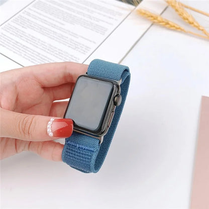 For Apple Watch Ultra 2 Ultra 49mm / 9 8 7 45mm / 6 5 4 SE (2023) SE (2022) SE 44mm / 3 2 1 42mm Nylon Watch Band