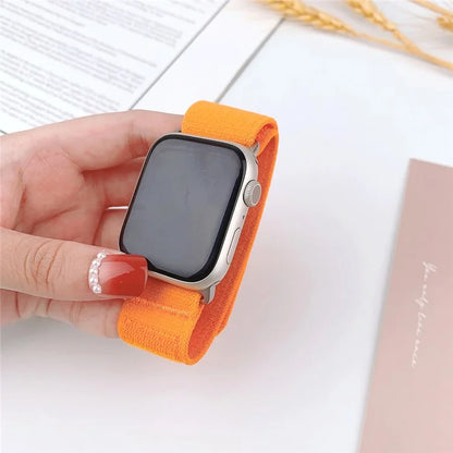 For Apple Watch Ultra 2 Ultra 49mm / 9 8 7 45mm / 6 5 4 SE (2023) SE (2022) SE 44mm / 3 2 1 42mm Nylon Watch Band