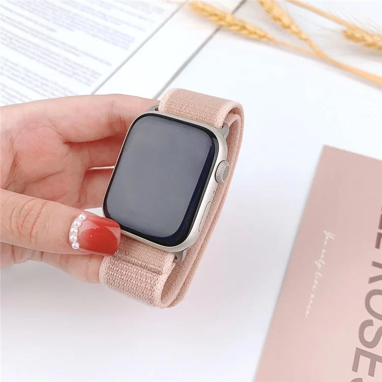 For Apple Watch Series 9 8 7 41mm  /  6 5 4 SE (2023) SE (2022) SE 40mm  /  3 2 1 38mm Wrist Strap Nylon Watch Band
