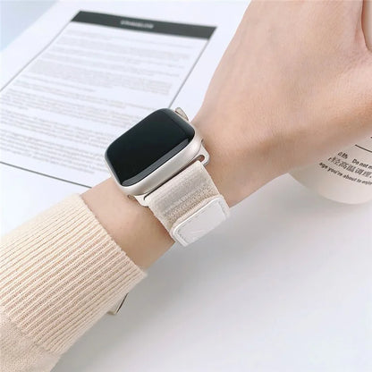 For Apple Watch Series 9 8 7 41mm  /  6 5 4 SE (2023) SE (2022) SE 40mm  /  3 2 1 38mm Wrist Strap Nylon Watch Band