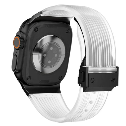 For Apple Watch Ultra 2 Ultra 49mm  /  Series 9 8 7 45mm  /  6 5 4 SE (2023) SE (2022) SE 44mm  /  3 2 1 42mm Silicone Strap