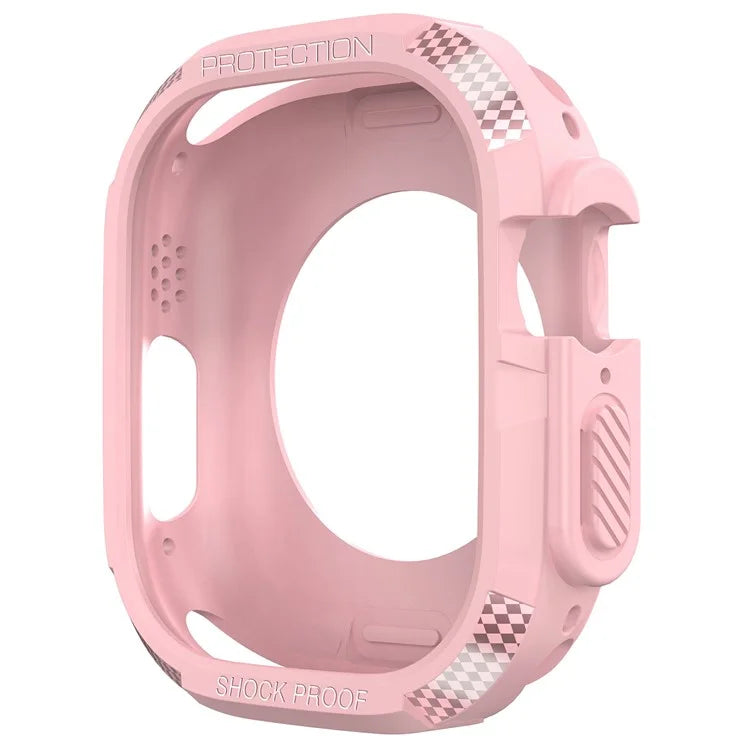 For Apple Watch Ultra 49mm TPU Shockproof Frame Shell Watch Bumper Protective Cover