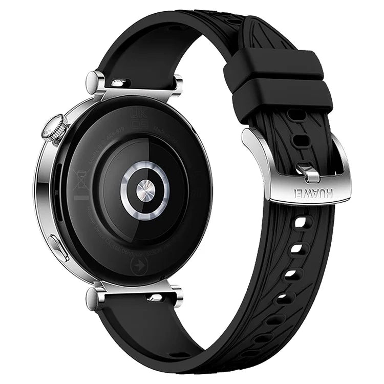 For Huawei Watch GT 4 41mm / Xiaomi Mi Watch Silicone Band 18mm Textured Watch Strap