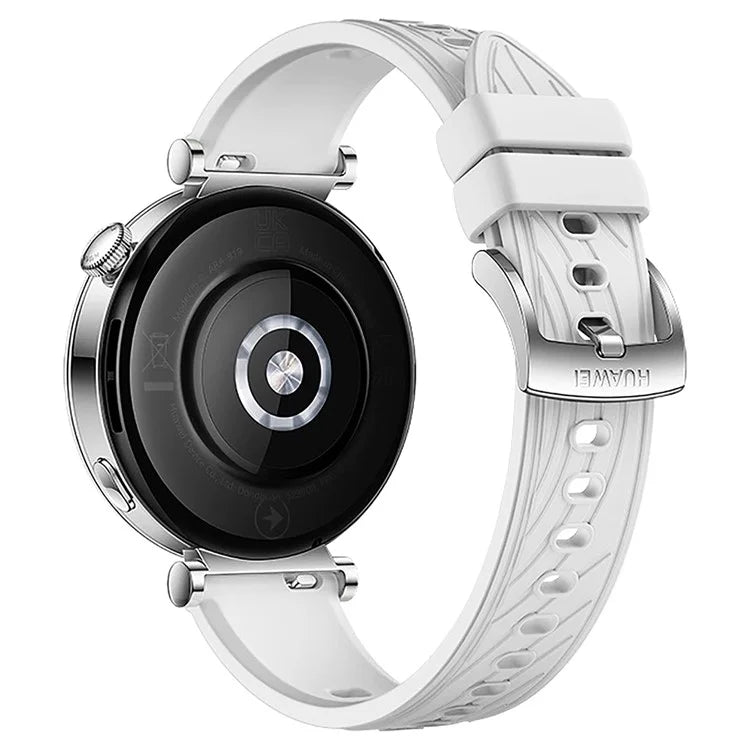 For Huawei Watch GT 4 41mm / Xiaomi Mi Watch Silicone Band 18mm Textured Watch Strap