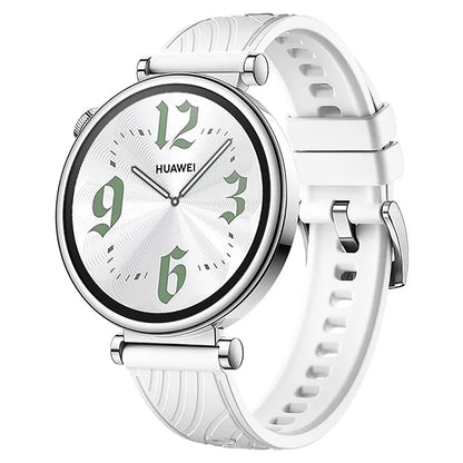 For Huawei Watch GT 4 41mm / Xiaomi Mi Watch Silicone Band 18mm Textured Watch Strap