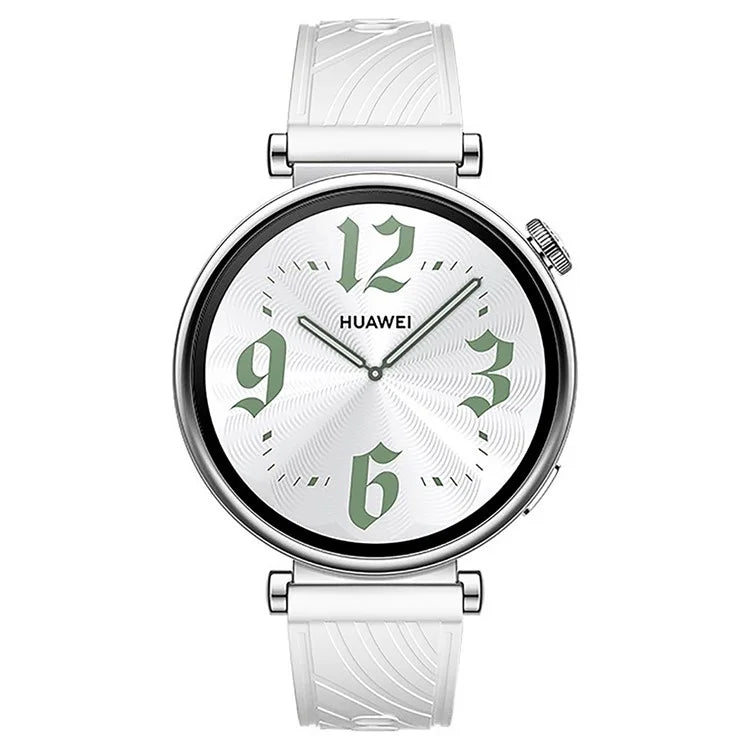 For Huawei Watch GT 4 41mm / Xiaomi Mi Watch Silicone Band 18mm Textured Watch Strap