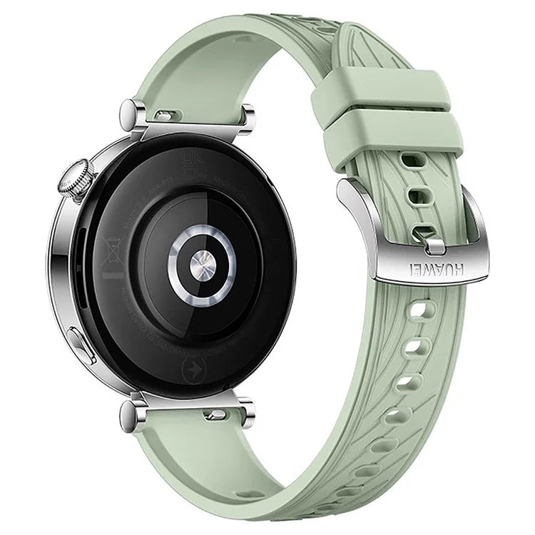 For Huawei Watch GT 4 41mm / Xiaomi Mi Watch Silicone Band 18mm Textured Watch Strap