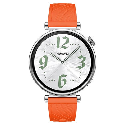 For Huawei Watch GT 4 41mm / Xiaomi Mi Watch Silicone Band 18mm Textured Watch Strap