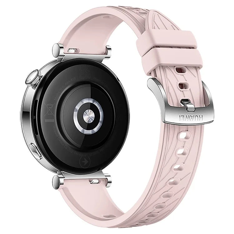 For Huawei Watch GT 4 41mm / Xiaomi Mi Watch Silicone Band 18mm Textured Watch Strap
