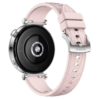 For Huawei Watch GT 4 41mm / Xiaomi Mi Watch Silicone Band 18mm Textured Watch Strap