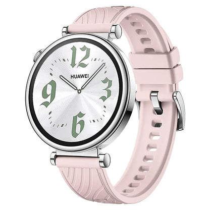 For Huawei Watch GT 4 41mm / Xiaomi Mi Watch Silicone Band 18mm Textured Watch Strap
