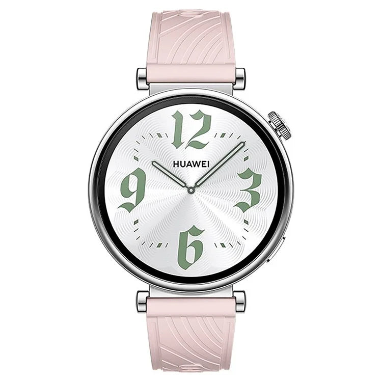 For Huawei Watch GT 4 41mm / Xiaomi Mi Watch Silicone Band 18mm Textured Watch Strap