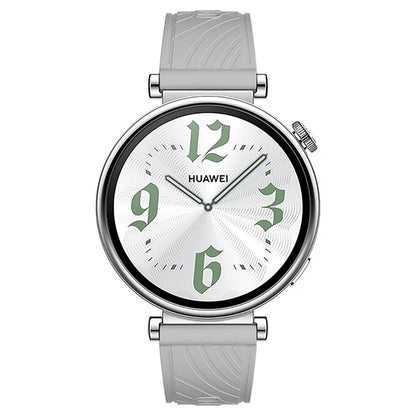 For Huawei Watch GT 4 41mm / Xiaomi Mi Watch Silicone Band 18mm Textured Watch Strap