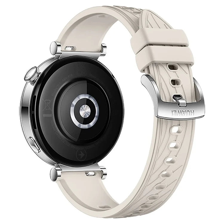 For Huawei Watch GT 4 41mm / Xiaomi Mi Watch Silicone Band 18mm Textured Watch Strap