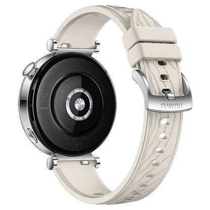 For Huawei Watch GT 4 41mm / Xiaomi Mi Watch Silicone Band 18mm Textured Watch Strap