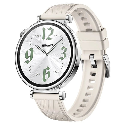 For Huawei Watch GT 4 41mm / Xiaomi Mi Watch Silicone Band 18mm Textured Watch Strap