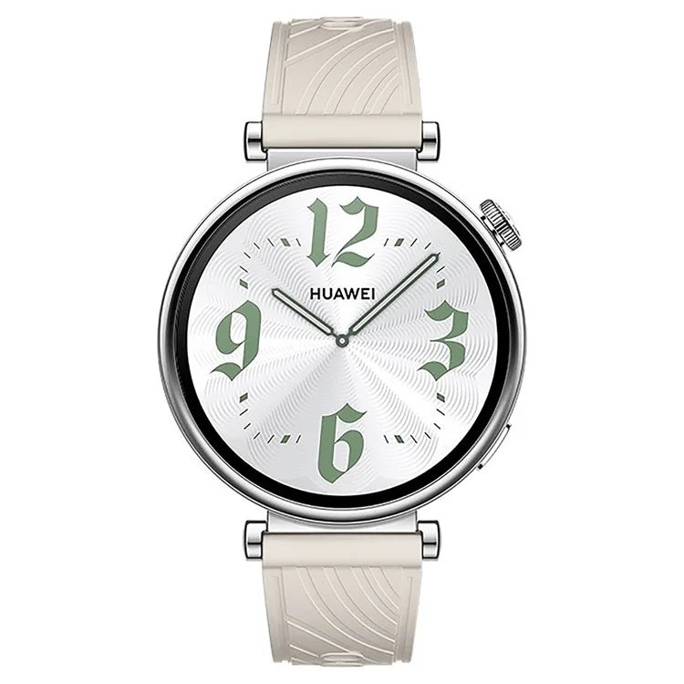 For Huawei Watch GT 4 41mm / Xiaomi Mi Watch Silicone Band 18mm Textured Watch Strap