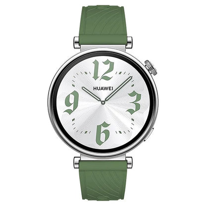 For Huawei Watch GT 4 41mm / Xiaomi Mi Watch Silicone Band 18mm Textured Watch Strap