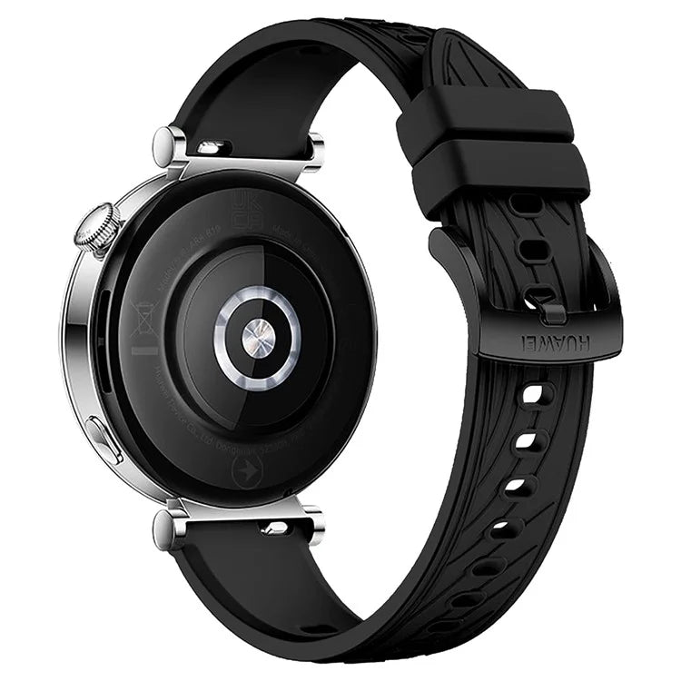 For Huawei Watch GT 4 41mm / Xiaomi Mi Watch Silicone Band 18mm Textured Watch Strap