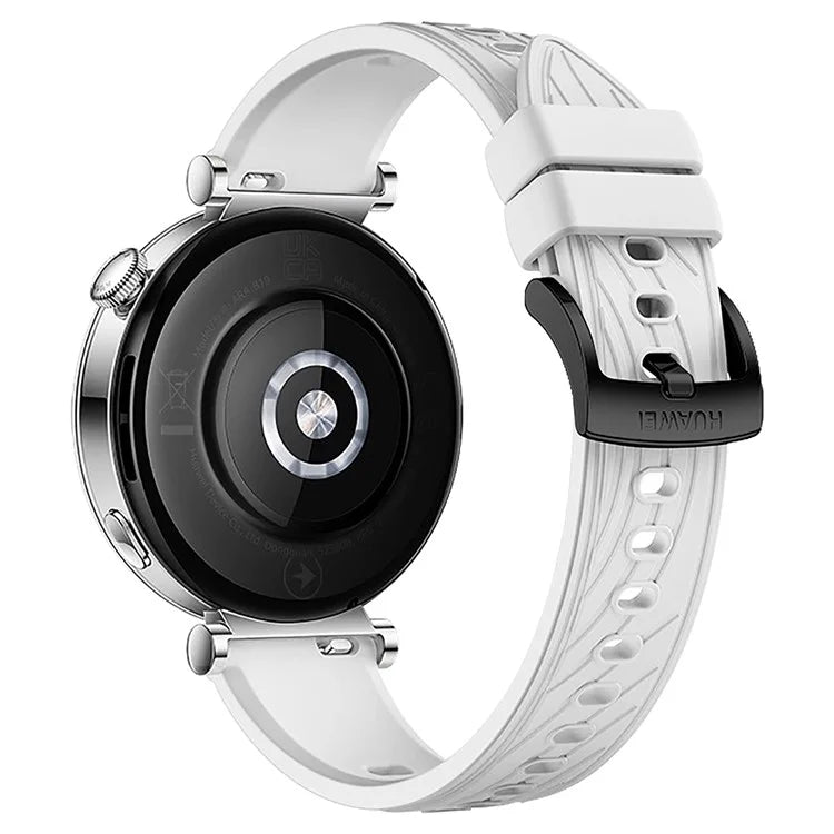 For Huawei Watch GT 4 41mm / Xiaomi Mi Watch Silicone Band 18mm Textured Watch Strap