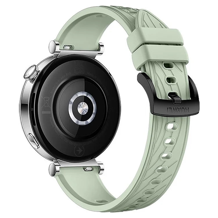 For Huawei Watch GT 4 41mm / Xiaomi Mi Watch Silicone Band 18mm Textured Watch Strap