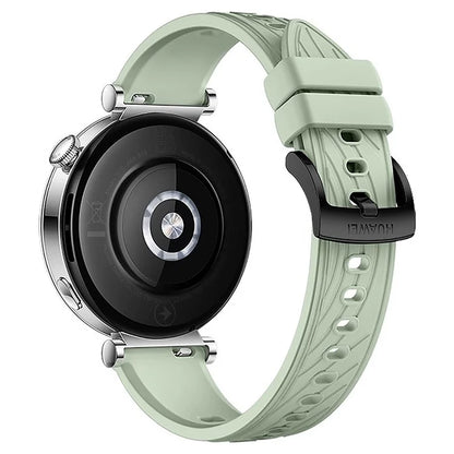 For Huawei Watch GT 4 41mm / Xiaomi Mi Watch Silicone Band 18mm Textured Watch Strap