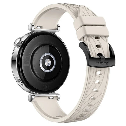 For Huawei Watch GT 4 41mm / Xiaomi Mi Watch Silicone Band 18mm Textured Watch Strap