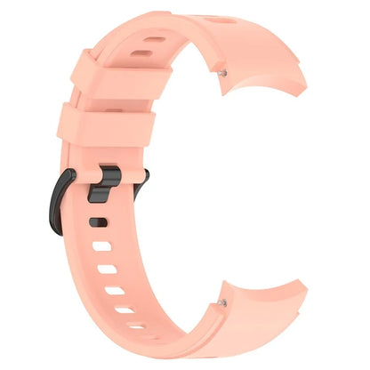 For Samsung Galaxy Watch FE 40mm / Watch4 / Watch 5 / Watch 5 Pro / Watch6 Replacement Bands Black Buckle Silicone Strap
