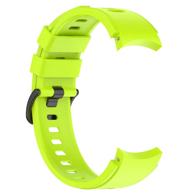For Samsung Galaxy Watch FE 40mm / Watch4 / Watch 5 / Watch 5 Pro / Watch6 Replacement Bands Black Buckle Silicone Strap
