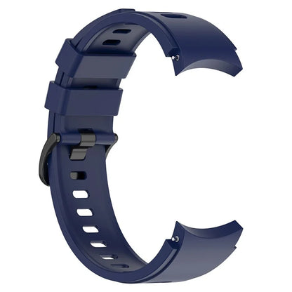 For Samsung Galaxy Watch FE 40mm / Watch4 / Watch 5 / Watch 5 Pro / Watch6 Replacement Bands Black Buckle Silicone Strap