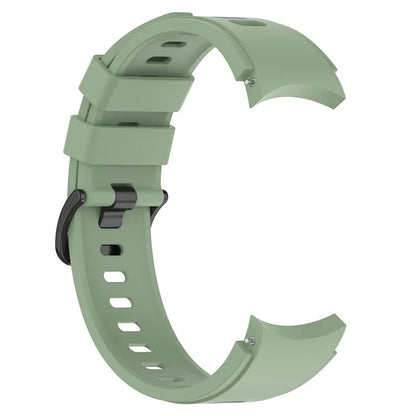 For Samsung Galaxy Watch FE 40mm / Watch4 / Watch 5 / Watch 5 Pro / Watch6 Replacement Bands Black Buckle Silicone Strap