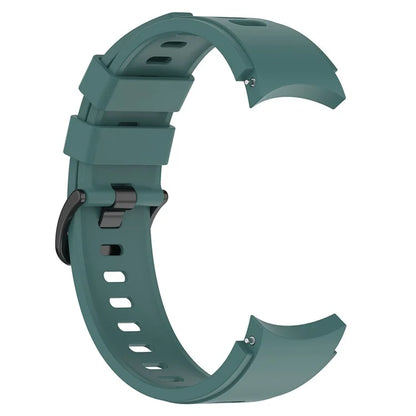 For Samsung Galaxy Watch FE 40mm / Watch4 / Watch 5 / Watch 5 Pro / Watch6 Replacement Bands Black Buckle Silicone Strap