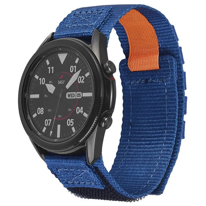 For Huawei Watch GT 4 46mm / Watch 4 / 4 Pro Watch Band 22mm Loop Fastener Nylon Wrist Strap
