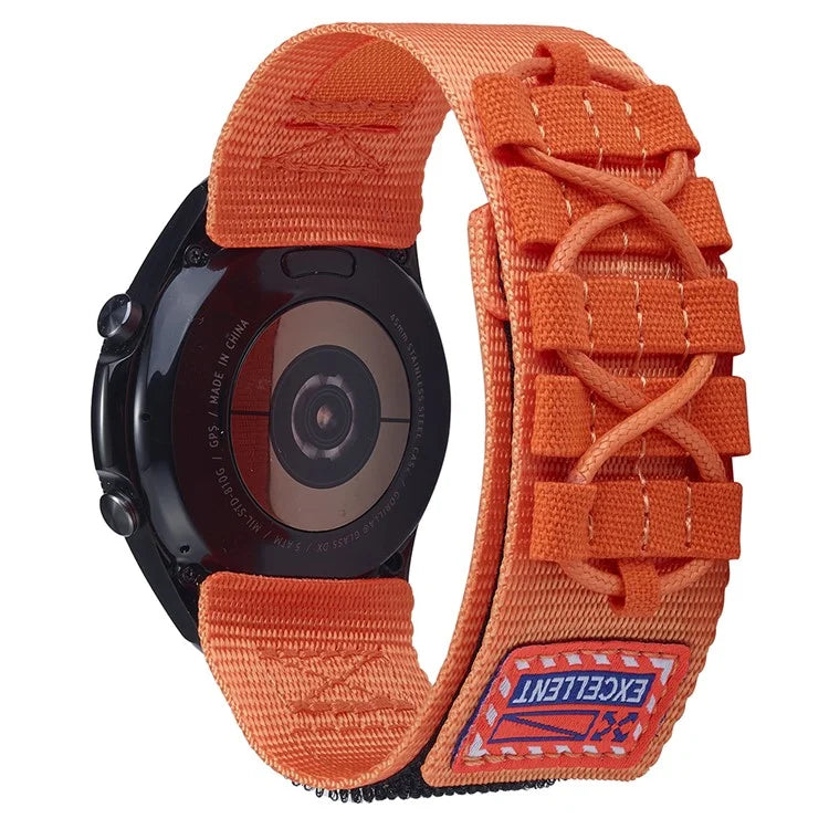 For Huawei Watch GT 3 42mm / GT 3 Pro 43mm Watch Band 20mm Loop Fastener Nylon Wrist Strap